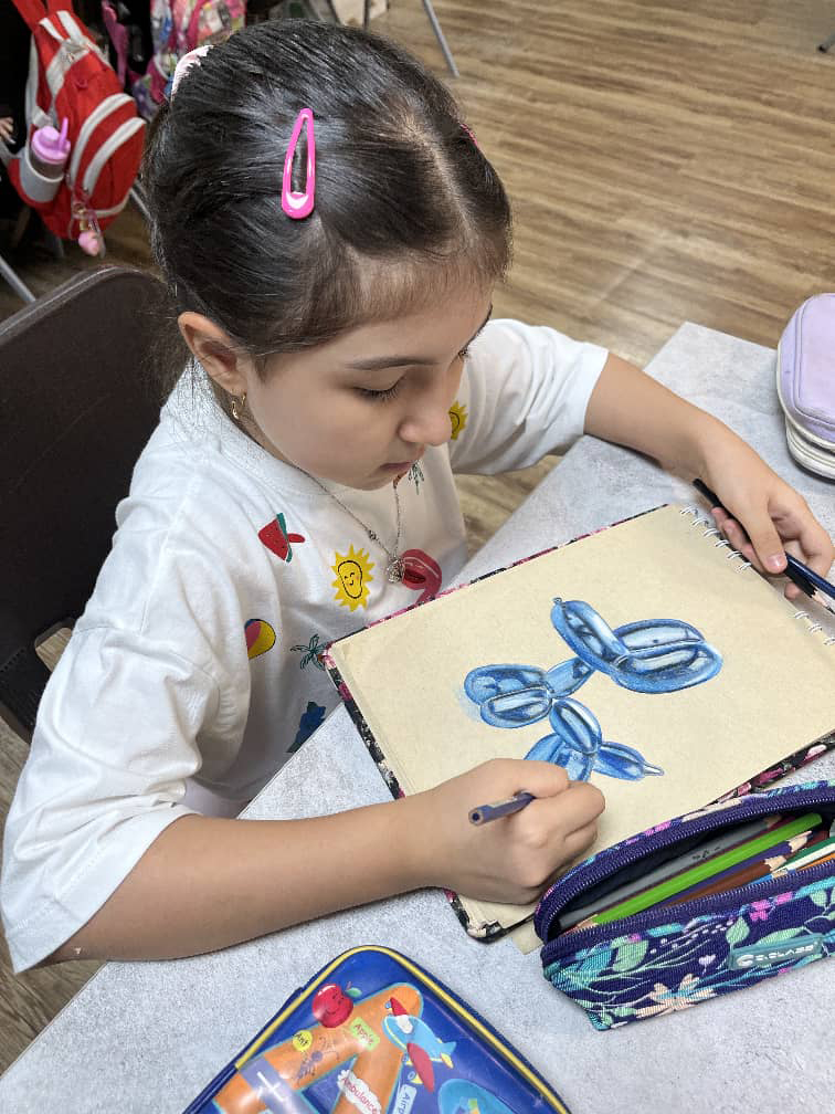 آموزش نقاشی سیاه قلم کودکان